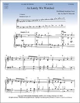 As Lately We Watched Handbell sheet music cover